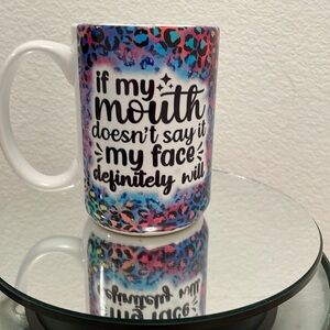 Hand crafted BPA Free Sublimation 15 oz mug.  Personalized name(s) can be added.